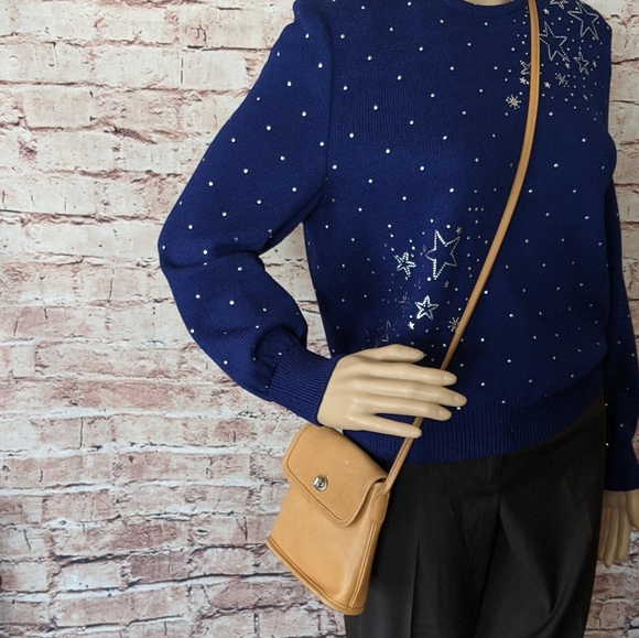 COACH VINTAGE LEATHER BAG - Picture 7 of 10